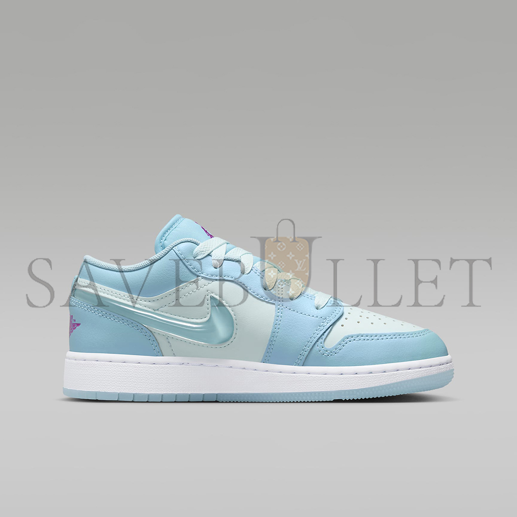 NIKE AIR JORDAN 1 LOW GS AQUARIUS BLUE FN7366-400