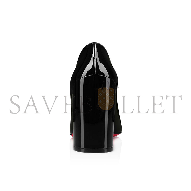CHRISTIAN LOUBOUTIN MISS SAB 85 MM PUMPS-PATENT CALF LEATHER-BLACK-WOMEN 3210568BK01