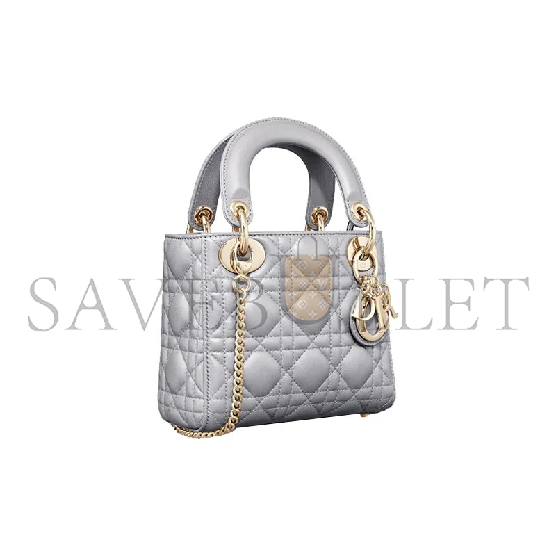 DIOR MINI LADY DIOR BAG M0505OADU-M11G (17*15*7cm)