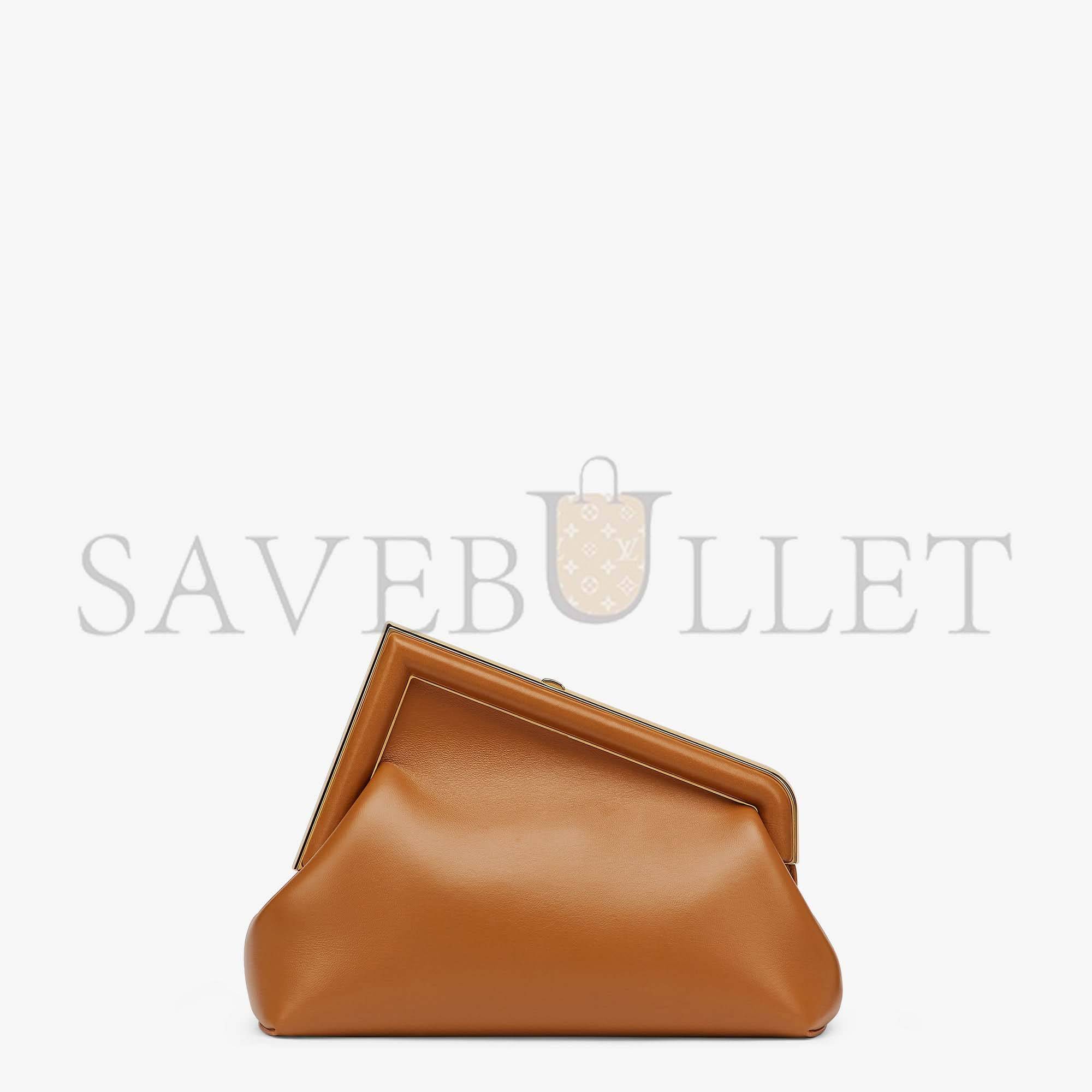 FENDI FIRST SMALL - BROWN LEATHER BAG 8BP129ABVEF0NYJ (26*18*9.5cm)