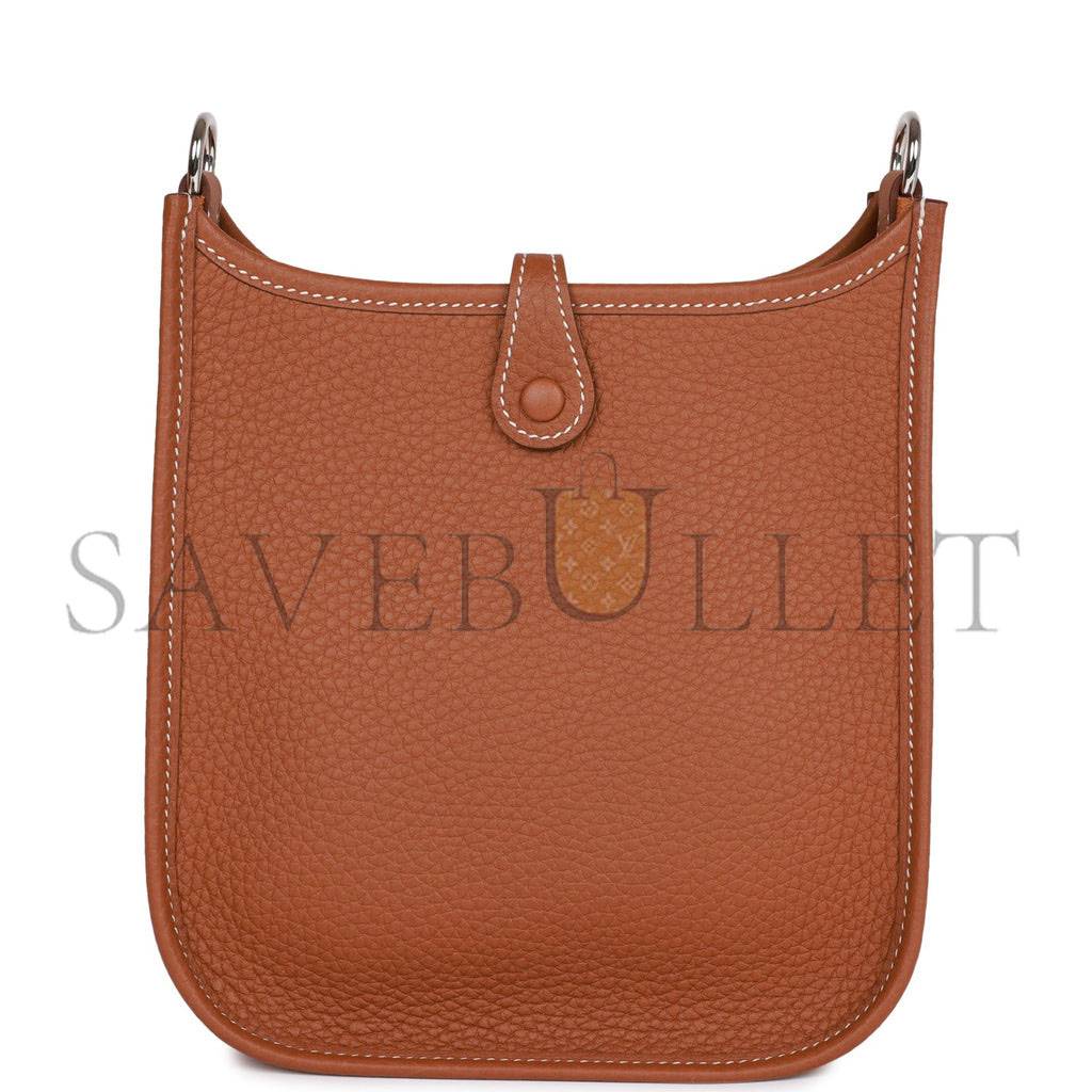 HERMES EVELYNE TPM GOLD CLEMENCE PALLADIUM HARDWARE (17cm)