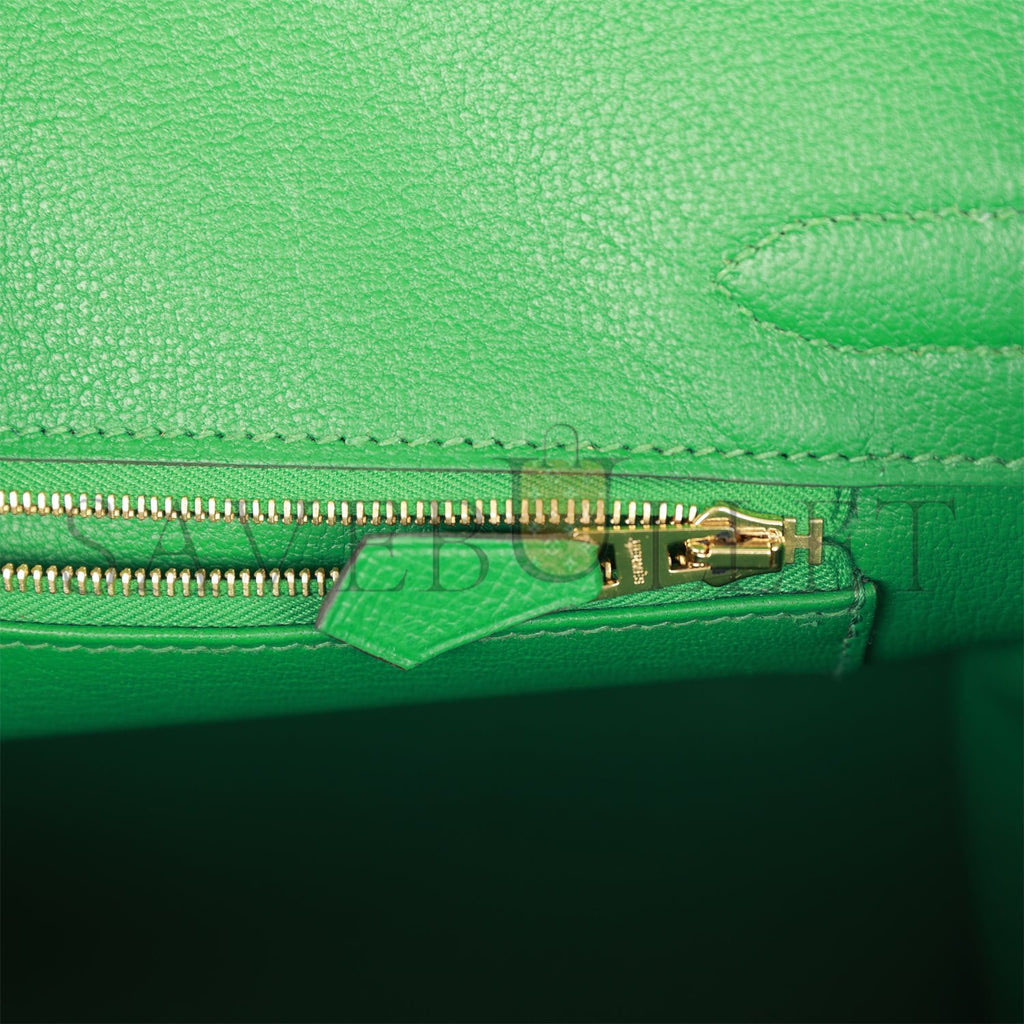 HERMES BIRKIN 30 CACTUS EPSOM GOLD HARDWARE (30cm)