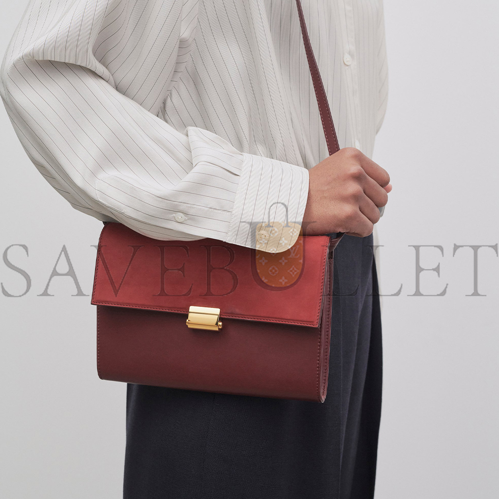 THE ROW LAURIE BAG IN LEATHER SYRAM REDCHIANTI W1633L57L87SYCHG (22*15*3cm) THE ROW LAURIE BAG IN LEATHER SYRAM REDCHIANTI W1633L57L87SYCHG (22*15*3cm)
