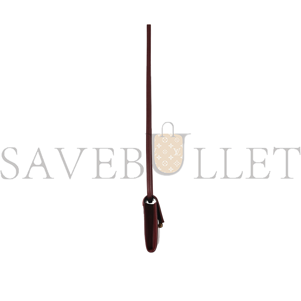 THE ROW LAURIE BAG IN LEATHER SYRAM REDCHIANTI W1633L57L87SYCHG (22*15*3cm) THE ROW LAURIE BAG IN LEATHER SYRAM REDCHIANTI W1633L57L87SYCHG (22*15*3cm)